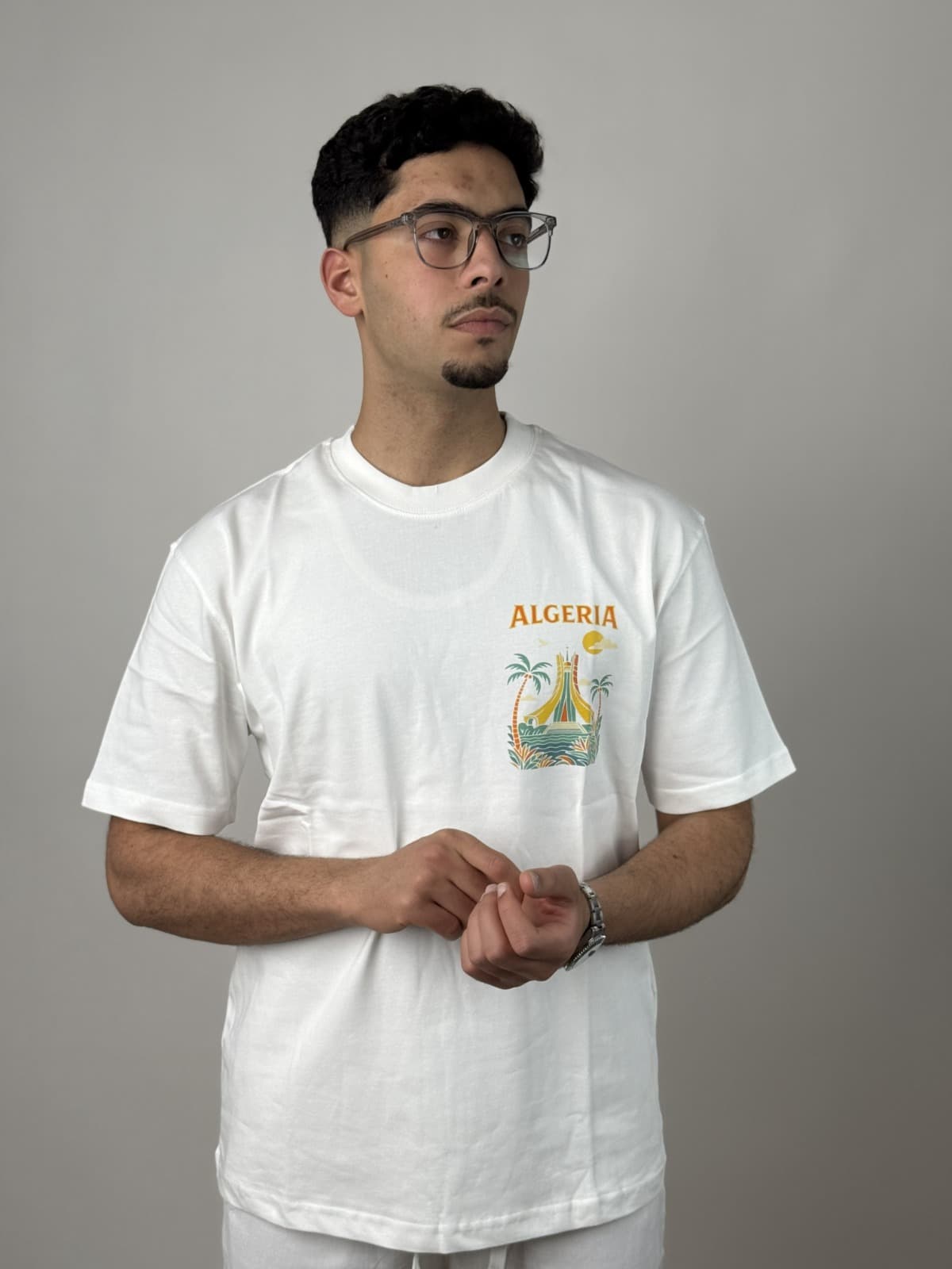 t-shirt algeria simple